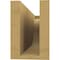 Ekena Millwork 4in. W x 6in. H x 16in. L Del Monte Woodgrain TimberThane Rafter Tail, Primed Tan RFTUR04X06X16DELRCPR - alternate 5